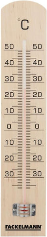 FACKELMANN THERMOMETER WOOD