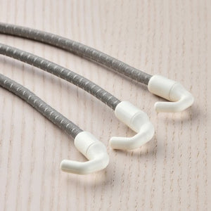 IKEA SKADIS ELASTIC CORD ,3PACK GREY