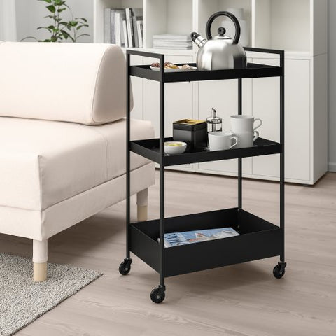 NISSAFORS TROLLEY 50.5X30.83CM, BLACK