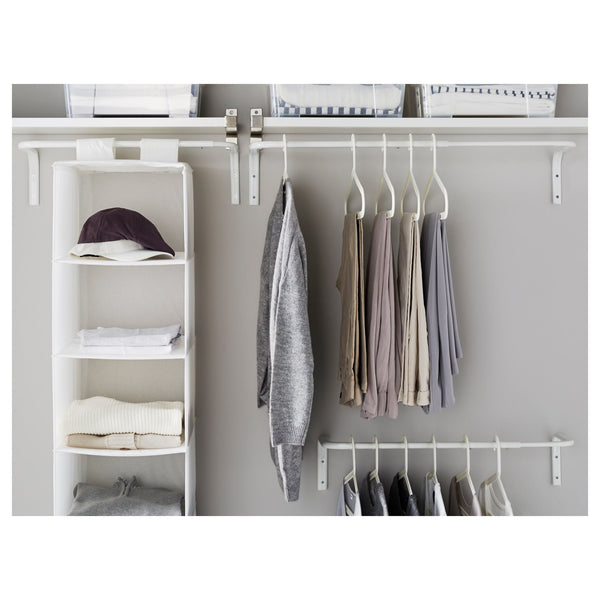 IKEA MULIG CLOTHS BAR WHITE,60-90CM