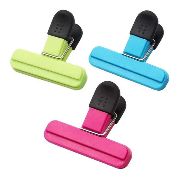 CREATIVE COOKING BAG CLIP SET 3X SMALL