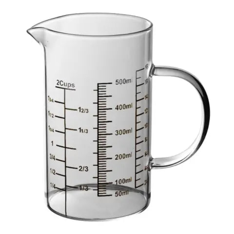 CREATIVE COOKING GLASS MEASURING JUG