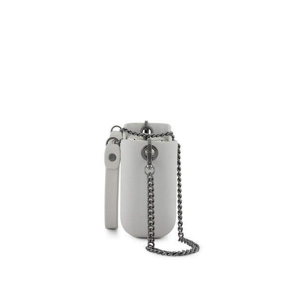 FENN BAG CLASSIC GREY GUNMETAL CHAIN
