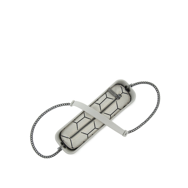 FENN BAG CLASSIC GREY GUNMETAL CHAIN