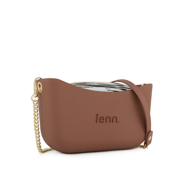 FENN BAG CLASSIC TAN GOLD CHAIN