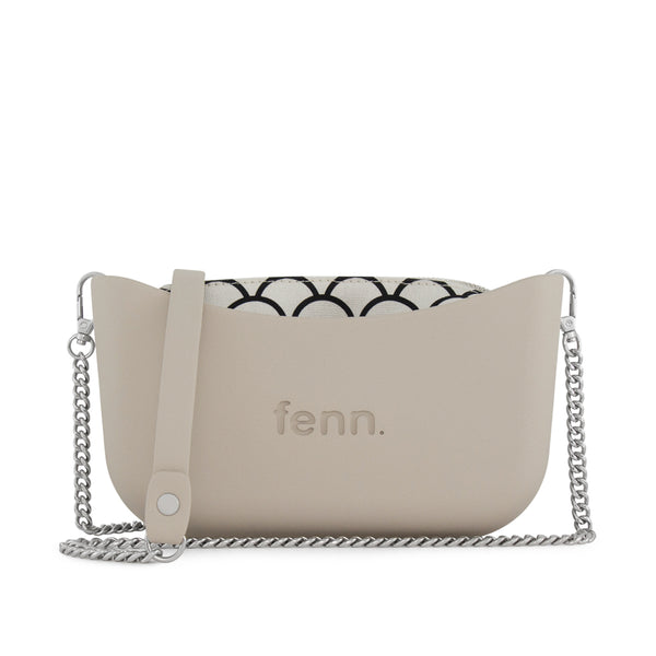 FENN CLASSIC BAG MUSHROOM SILVER CHAIN