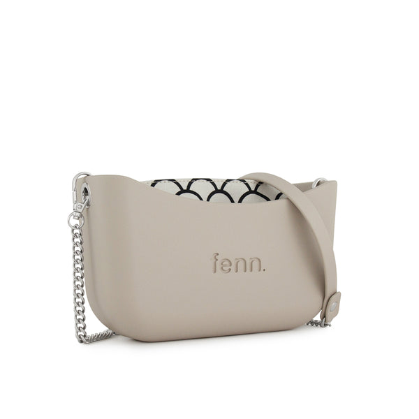 FENN CLASSIC BAG MUSHROOM SILVER CHAIN