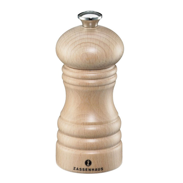 ZASSENHAUS BERLIN PEPPER MILL 12CM -BEECHWOOD NATURAL