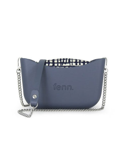 FENN BAG CLASSIC DENIM SILVER CHAIN