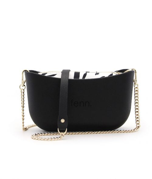 FENN BAG CLASSIC BLACK GOLD HANDLE