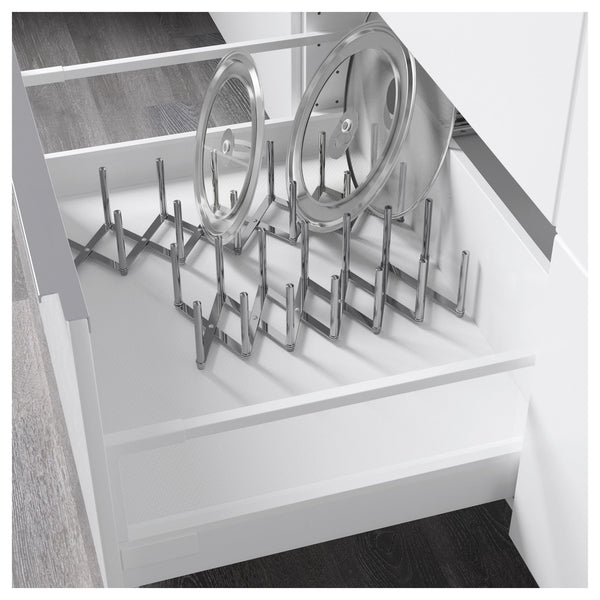 IKEA VARIERA DIVIDER FOR LIDS, STAINLESS STEEL