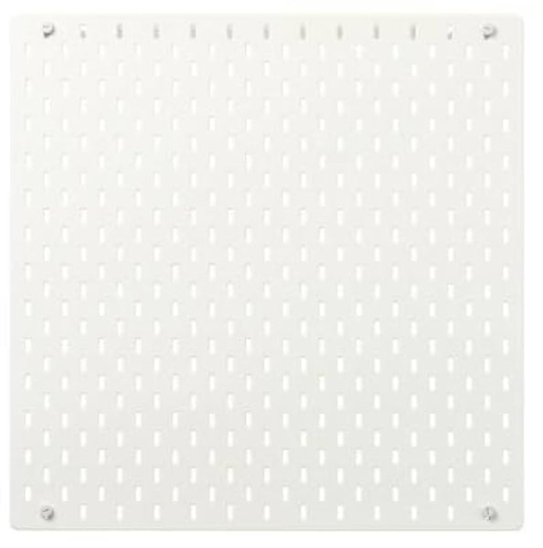 IKEA SKADIS PEGBOARD, 26X56CM, WHITE