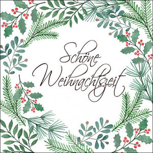 XMAS NAPKINS 33X33 CHONE WEIHNACHTSZEIT