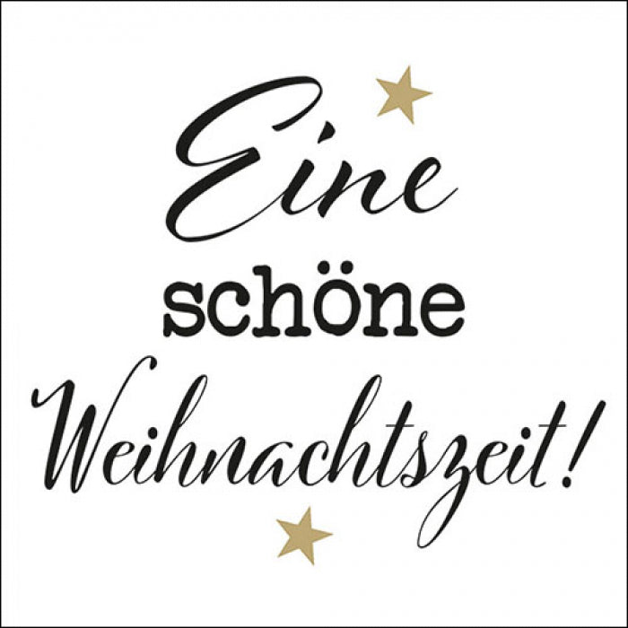 XMAS NAPKINS 33X33 WEIHNACHTSZEIT