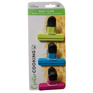 CREATIVE COOKING BAG CLIP SET 3X SMALL