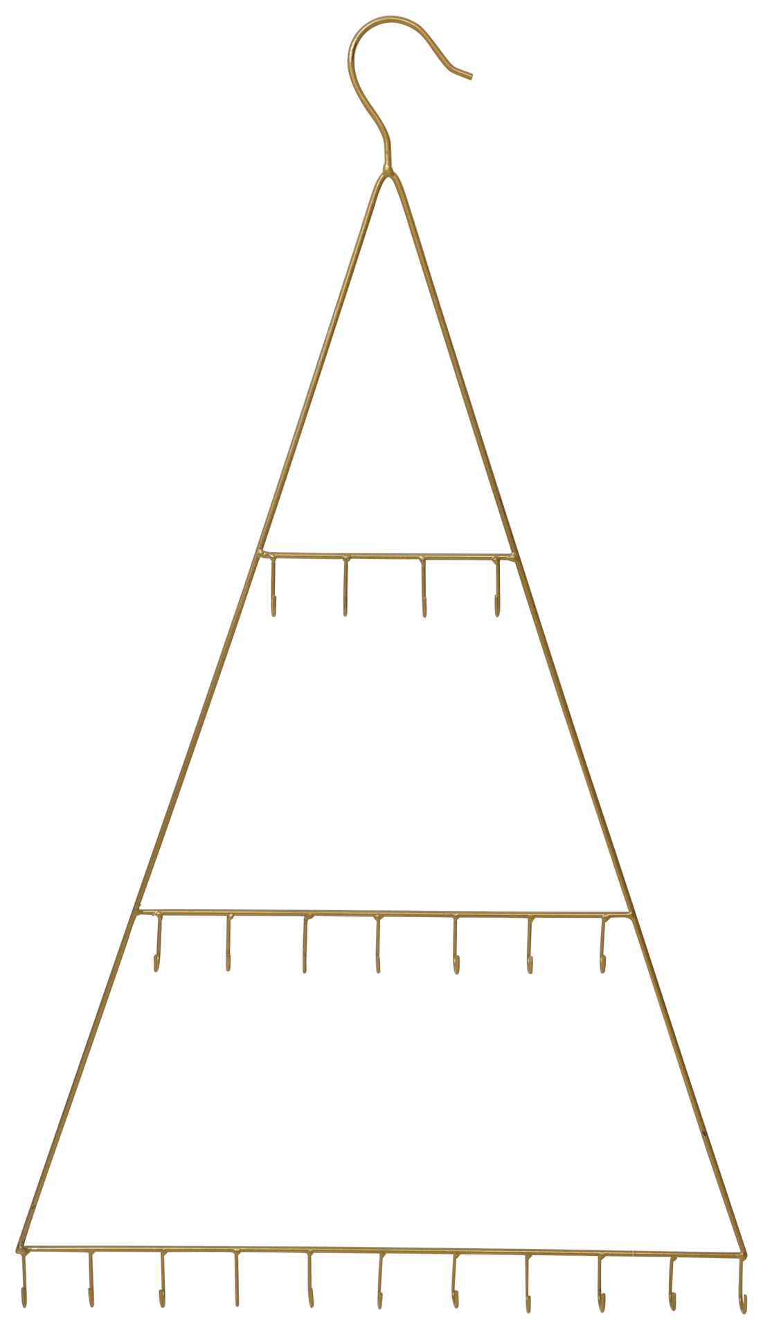 KLOCKE HAKEN METALL 50X87CM IM DREIECK