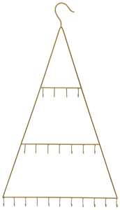 KLOCKE HAKEN METALL 50X87CM IM DREIECK