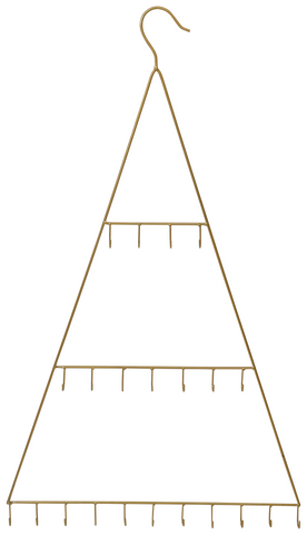KLOCKE HAKEN METALL 50X87CM IM DREIECK