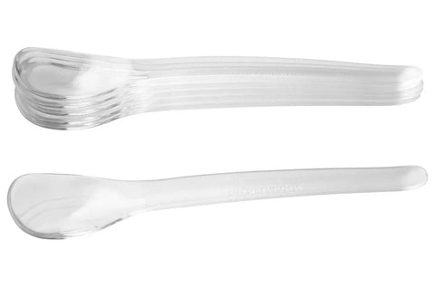 FACKELMANN 6 EGG SPOONS SAN-PLASTIC-TRANSPARENT 14CM