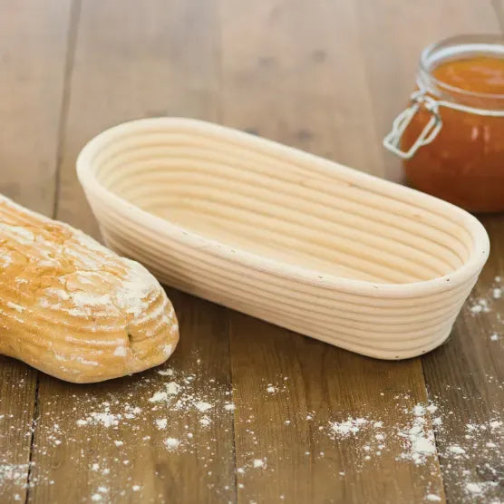 HM OVAL BREAD PROVING BASKET RATTAN