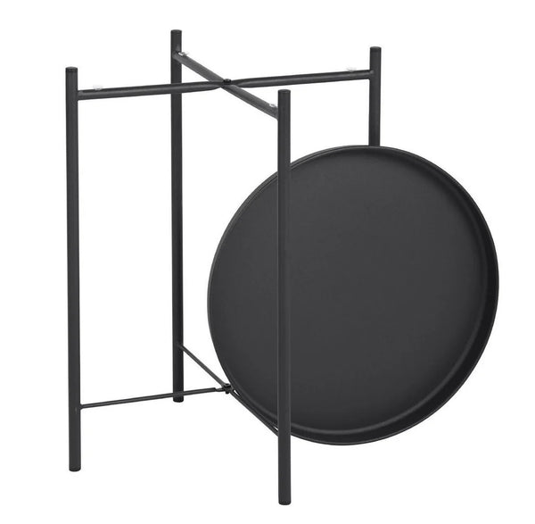IKEA GLADOM TRAY TABLE BLACK 45X53CM