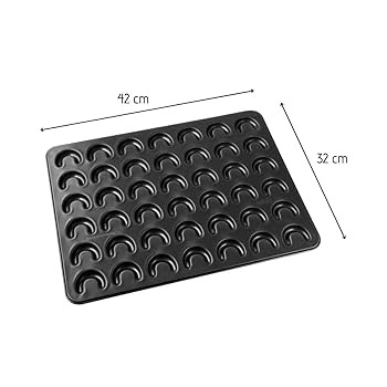 ZENKER BAKING TRAY FOR VANILLA & CHEESE CRESCENT SHPED COOKI