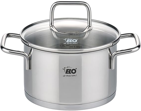 ELO COOKPOT HIGH 20CM GLASS LID CITRIN