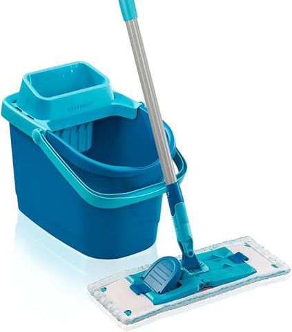 LEIFHEIT POWERCLEAN MED FLOOR MOP & BUCKET SET
