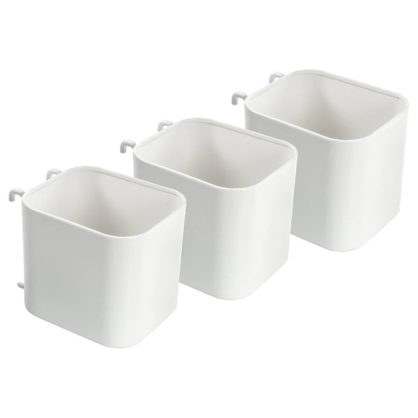 IKEA SKADIS CONTAINER, WHITE