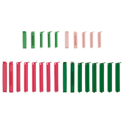 IKEA BEVARA SEALING CLIP SET OF 30 MIXED