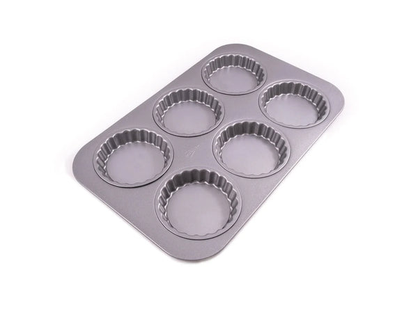 PATISSE MINI QUICHE 6IN1 LOOSE BOTTOM 10CM