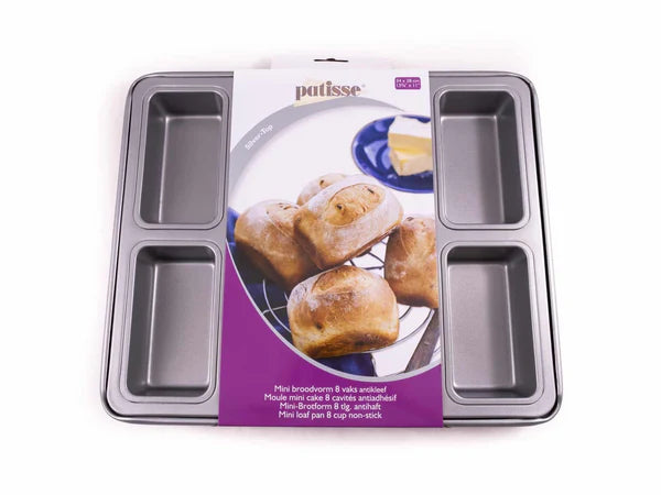 PATISSE MINI LOAF BREAD PAN 8IN1 34X28CM