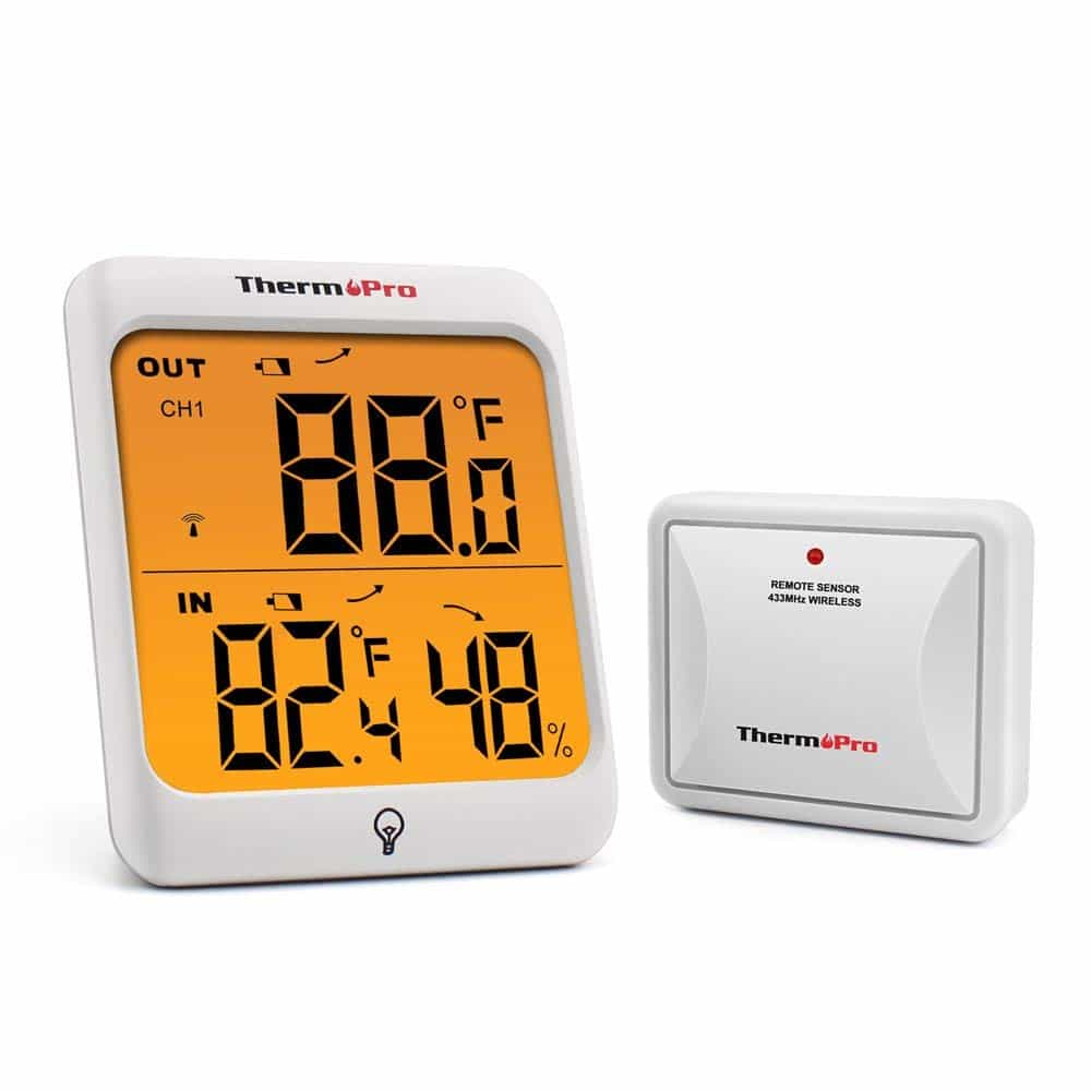 THERMO PRO WIRELESS INDOOR OUTDOOR THERMO & HYGRO