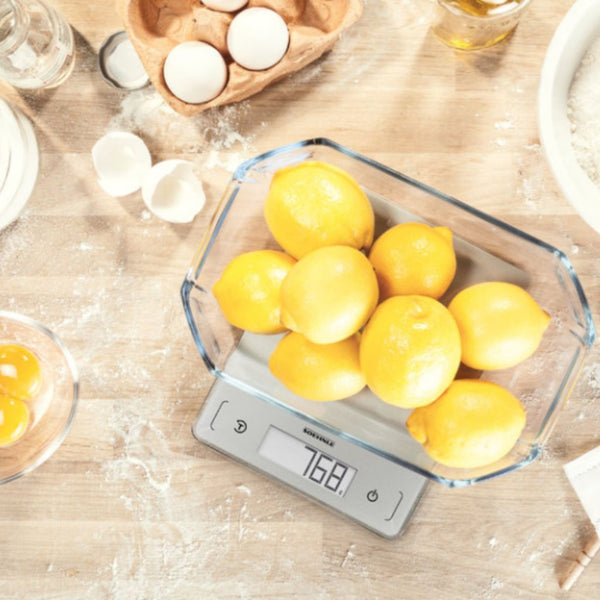 SOEHNLE PAGE COMFORT 300 SLIM 10KG KITCHEN SCALE-SILVER