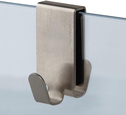 FACKLEMANN S/S DOUBLEHOOK FOR SHOWER WALL