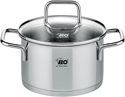 ELO COOKPOT HIGH 14CM WITH GLASS LID THERM