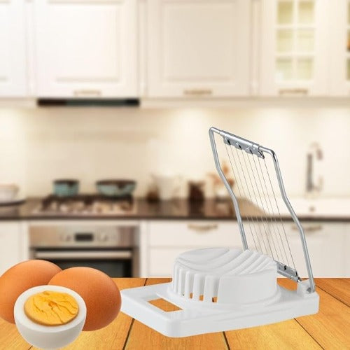 FACKELMANN EGG SLICER 11X9CM METALLIC