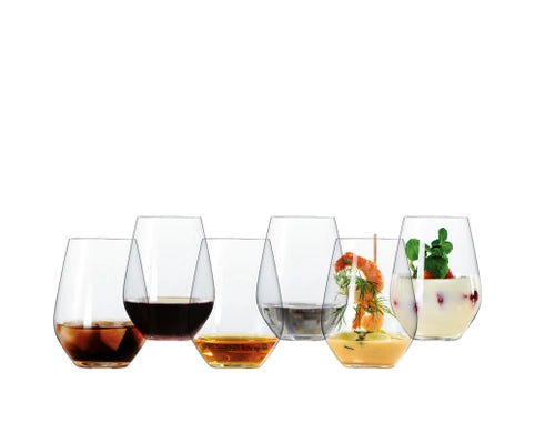 SPIEGELAU AUTHENTIS CASUAL ALL PURPOSE TUMBLERS 6PCS