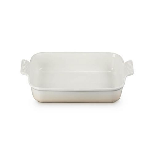 LE CREUSET HERITAGE RECTANGULAR DISH 32CM MERINGUE
