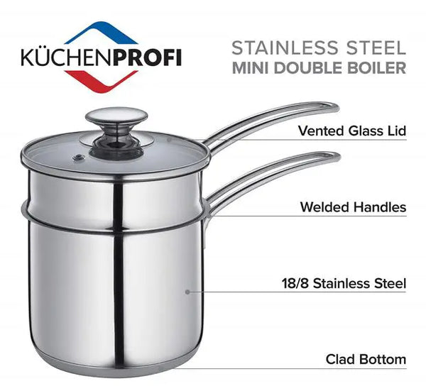 KÜCHENPROFI DOUBLE BOILER S/S 1.5L