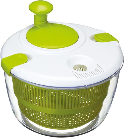 KITCHENCRAFT SALAD SPINNER WHITE & GREEN