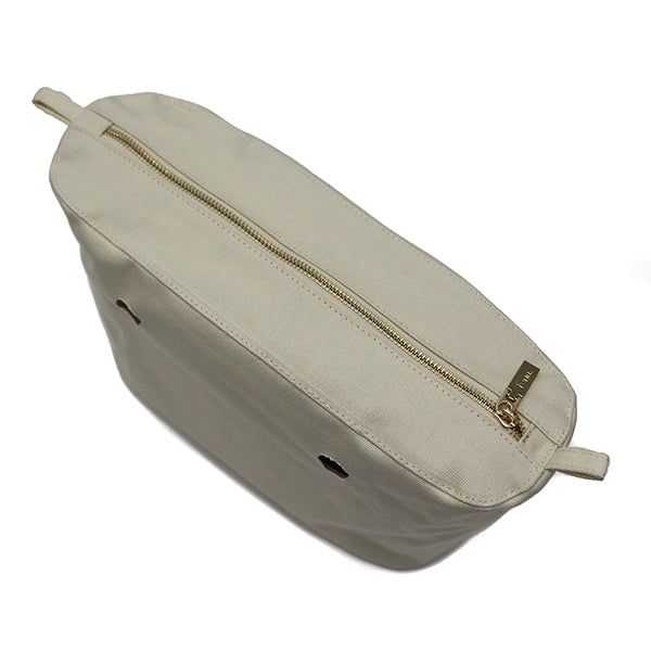 FENN PTITE BAG BEIGE INNER GOLD ZIP
