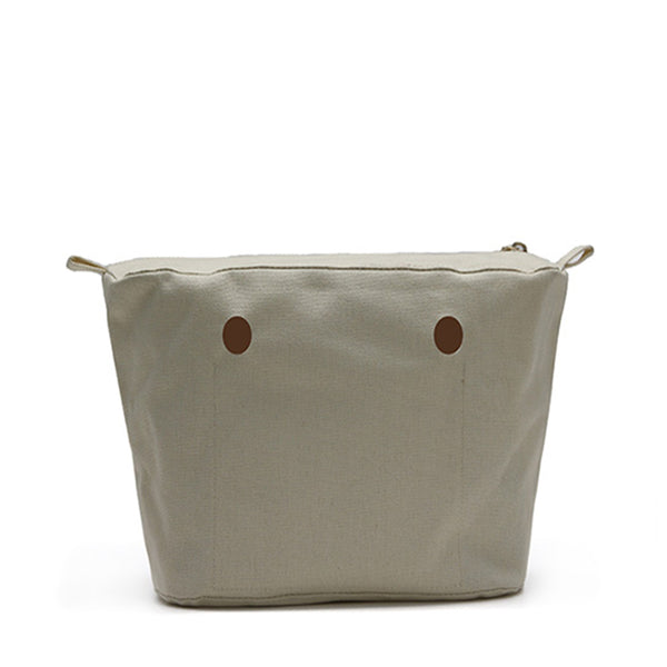FENN PTITE BAG BEIGE INNER GOLD ZIP
