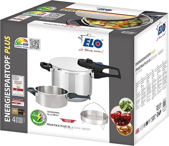 ELO PRESSURE COOKER 5PCE PRAKTIKA PLUS XL