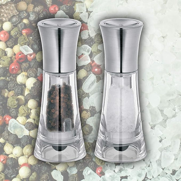KEUCHENPROFI NEW YORK SALT &PEPPER MILL SET 13CM