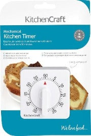 KITCHENCRAFT MECHANICAL KITCHEN TIMER 1 HOUR