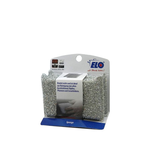ELO PRACTICAL SPONGE SET OF 2- CLEANING SPONGES 12X8.5X2.5CM