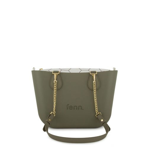 FENN BAG PETITE WATERCRESS GOLD CHAIN
