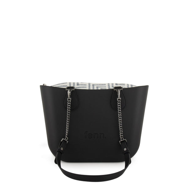 FENN BAG PETITE BLACK GUNMETAL CHAIN