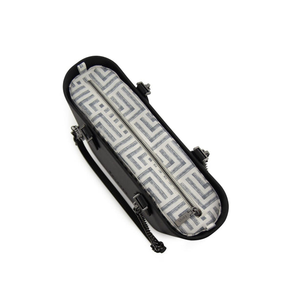 FENN BAG PETITE BLACK GUNMETAL CHAIN